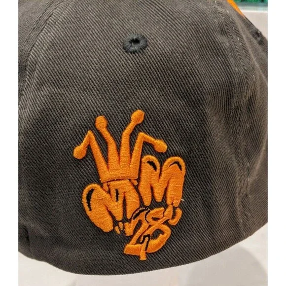 Mickey Mouse Headphones Baseball Cap Disney Orange/Black/Gray One Size Adults - Picture 5 of 8